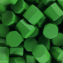 Green Wooden Octagons (10mm)