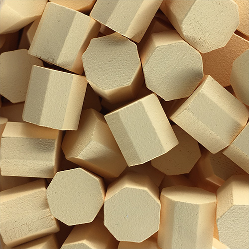 Tan Wooden Octagons (10mm)