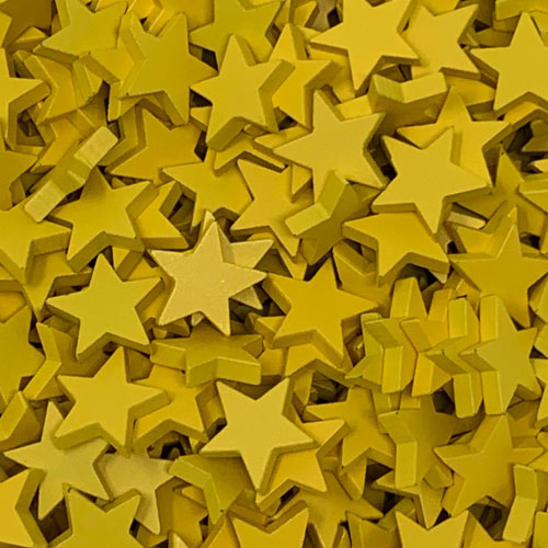 Large Yellow Stars (19mm)