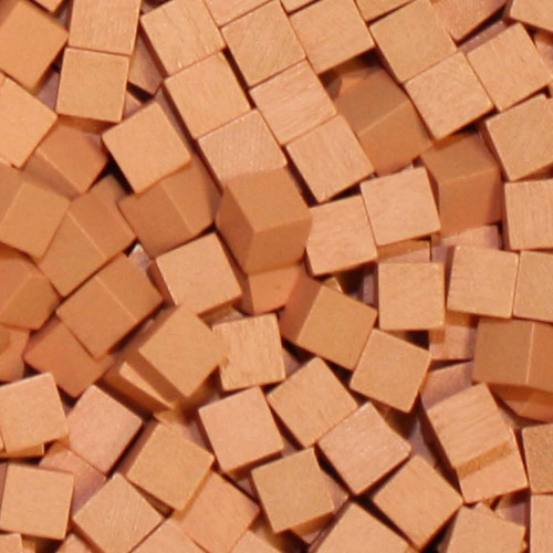 Salmon Wooden Cubes