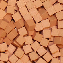 Salmon Wooden Cubes