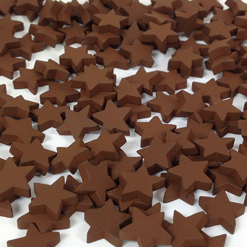 Brown Stars (15mm)