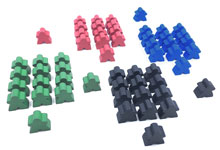 Burano Mini Meeple Upgrade Kit (52 pcs)