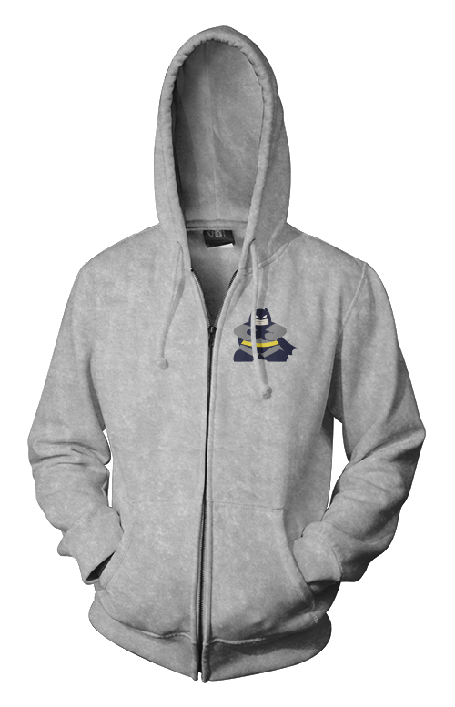 Full-Color Meeple Zippered Hoodie (Heroes & Villains Series) - Bruce