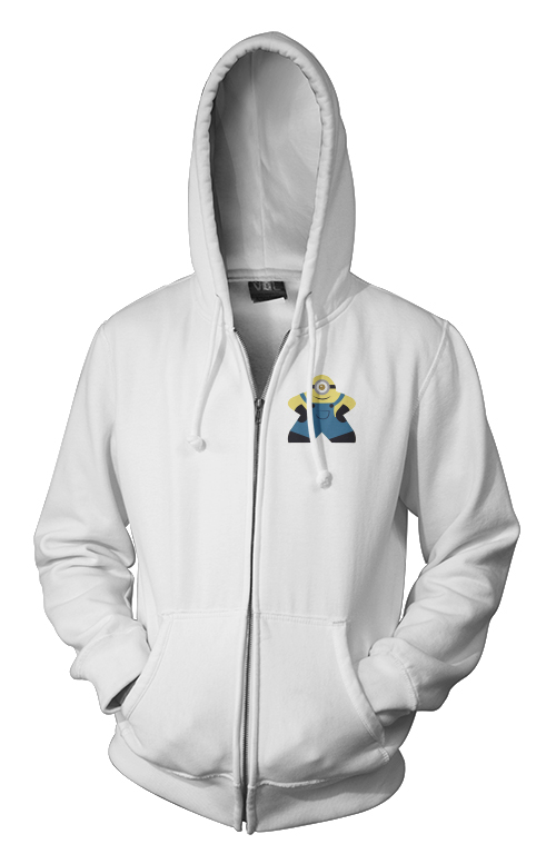 Full-Color Meeple Zippered Hoodie (Heroes & Villains Series) - Carl