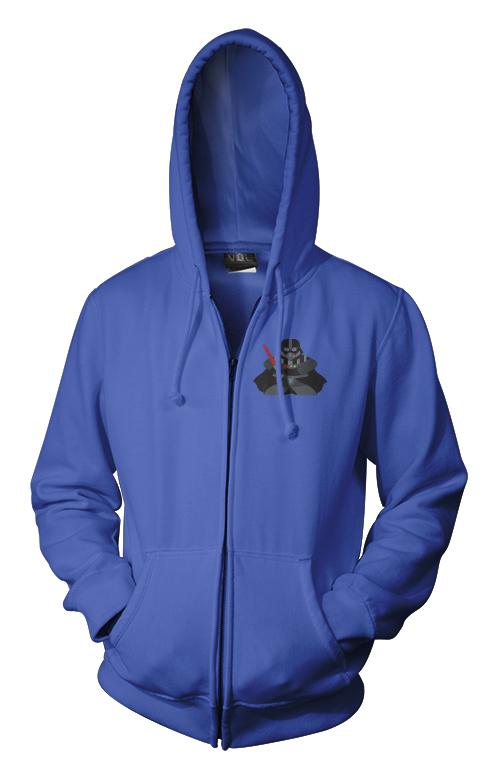 Full-Color Meeple Zippered Hoodie (Heroes & Villains Series) - Dark Helmet