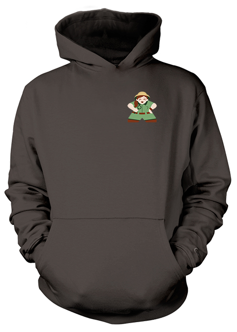 Full-Color Meeple Hoodie (Character Series) - Explorer