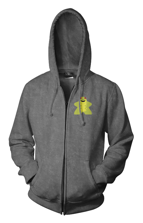 Full-Color Meeple Zippered Hoodie (Animal Series) - Frog