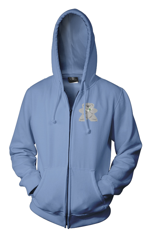 Full-Color Meeple Zippered Hoodie (Animal Series) - Koala