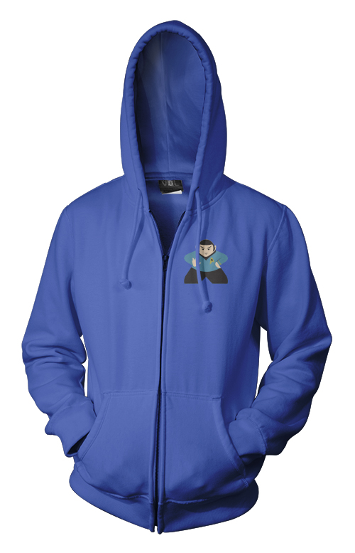 Full-Color Meeple Zippered Hoodie (Heroes & Villains Series) - Leonard