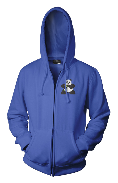 Full-Color Meeple Zippered Hoodie (Animal Series) - Panda