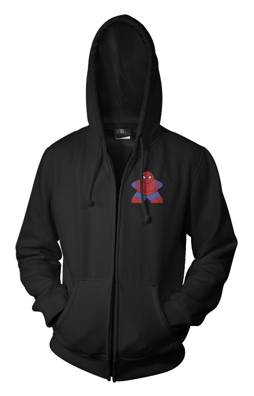 Full-Color Meeple Zippered Hoodie (Heroes & Villains Series) - Peter