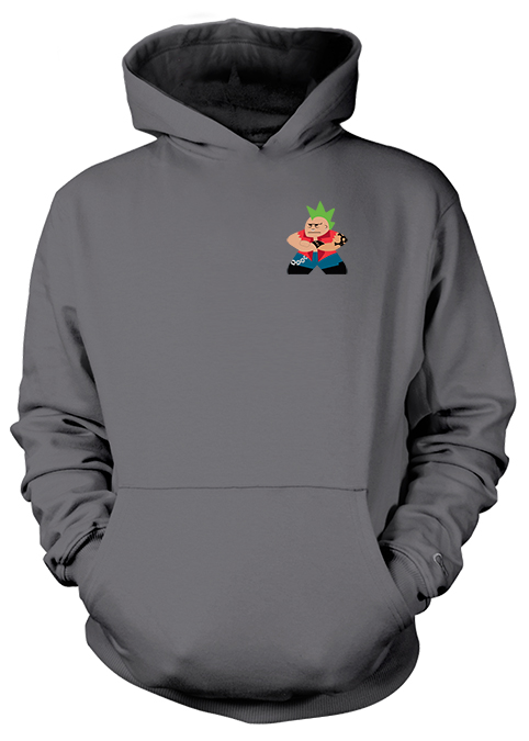 Full-Color Meeple Hoodie (Character Series) - Punk Rocker