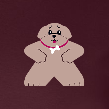 Full-Color Meeple T-Shirt (Animal Series) - Puppy