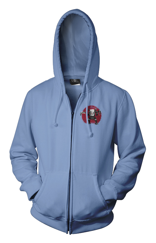 Full-Color Scythe Mech Zippered Hoodie (Small Logo) - Rusviet Mech