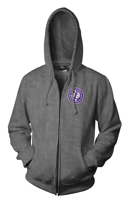 Full-Color Scythe Faction Zippered Hoodie (Small Logo) - Togawa Shogunate