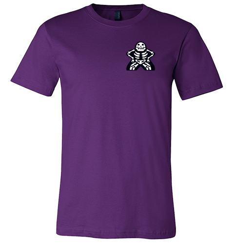 Full-Color Meeple T-Shirt (Character Series) - Skeleton