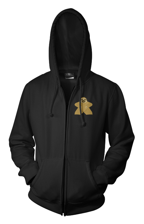 Full-Color Meeple Zippered Hoodie (Animal Series) - Sloth