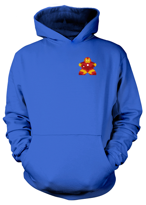 Full-Color Meeple Hoodie (Heroes & Villains Series) - Tony