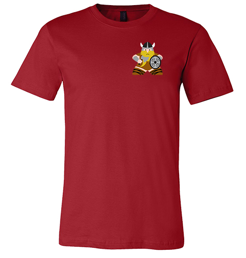 Full-Color Meeple T-Shirt (Character Series) - Viking