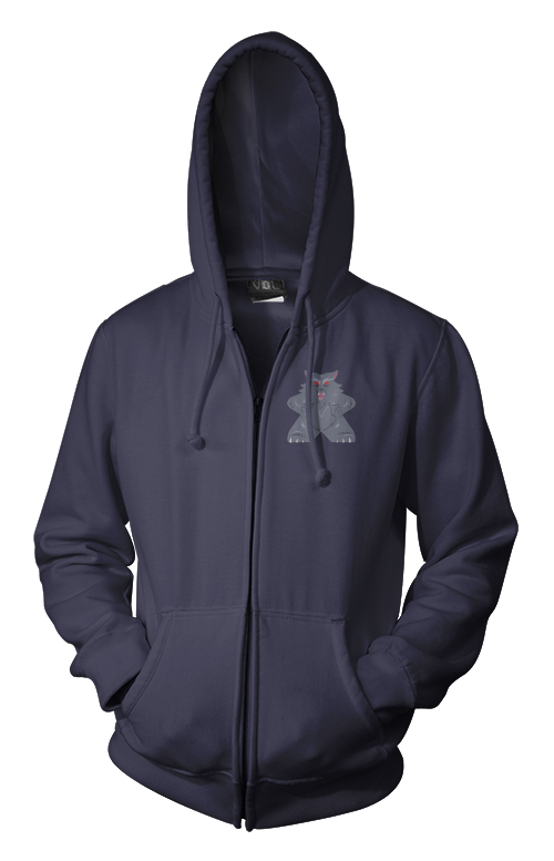 Full-Color Meeple Zippered Hoodie (Character Series) - Werewolf