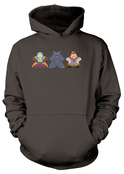 Full-Color Hoodie (Ultimate Werewolf) - Seer, Werewolf, and Villager Trio