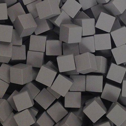 Grey Wooden Cubes