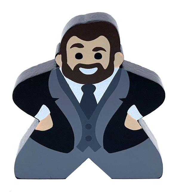 Groom #5 - Giant 3" Character Meeple