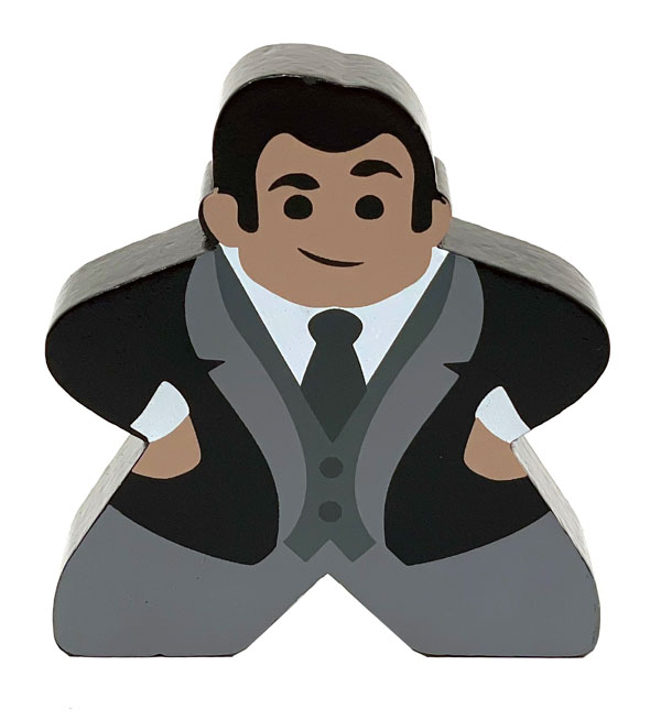 Groom #7 - Giant 3" Character Meeple