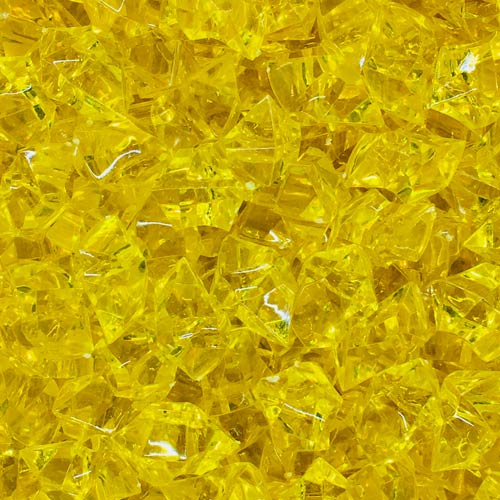 Yellow (Translucent) Acrylic Gem (Large)