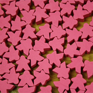 Bulk Misfit Mini Meeples (12mm) - Bags of 250, Your Color Choice!