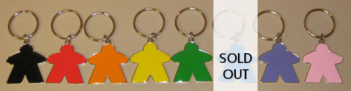 Meeple Keychain (Choose your color!)