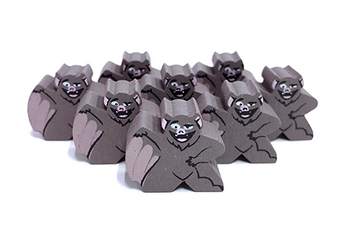 Bat - Individual Character Meeple