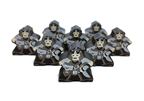 Black Male (Waterdeep) - Individual Character Meeple