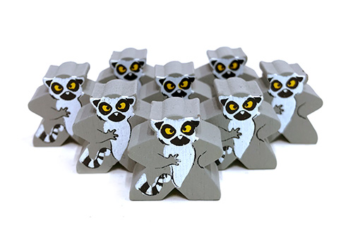 Lemur - Individual Character Meeple