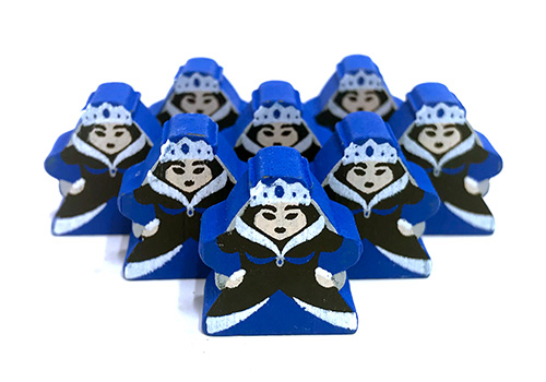 Queen 2.0 - Individual Character Meeple (FACTORY SECONDS)