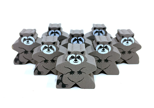 Raccoon - Individual Character Meeple