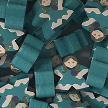 Teal Kid - Individual Character Meeple