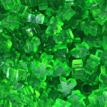 "Green" (Translucent) Acrylic Meeple (16mm)