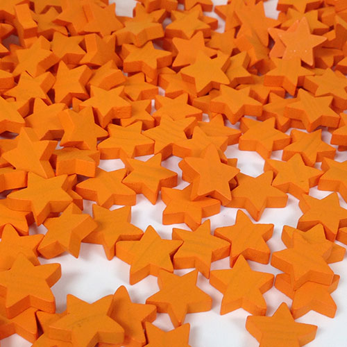 Orange Stars (15mm)