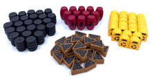 Power Grid Wooden Fuel Upgrade Kit (84 pcs)