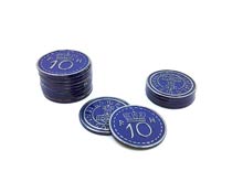 Scythe Promo #15 -15 Metal $10 Blue Coins (Stonemaier Games)