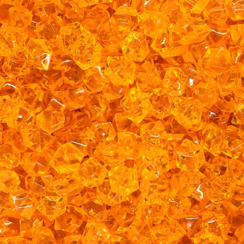 Orange (Translucent) Acrylic Gem (Small)