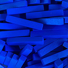 Blue Wooden Sticks (25mm long)