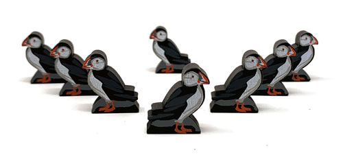 Atlantic Puffin Meeples (8-pc set)