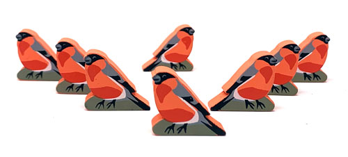 Bullfinch Meeples (8-pc set)