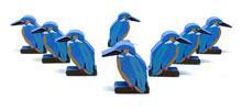 Common Kingfisher Meeples (8-pc set)