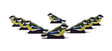 Great Tit Meeples (8-pc set)