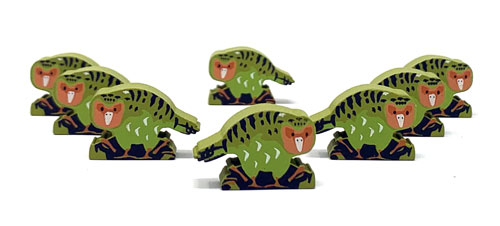 Kakapo Meeples (8-pc set)